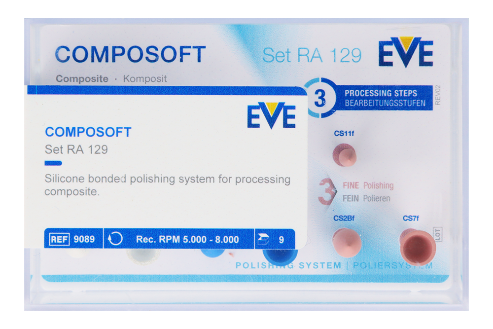 Силиконовые ластики Composoft EVE 9 шт.