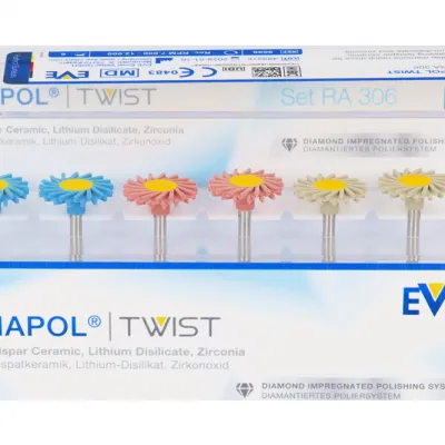 Алмазные резинки Diapol Twist 6 шт. ЕВА — фото 4