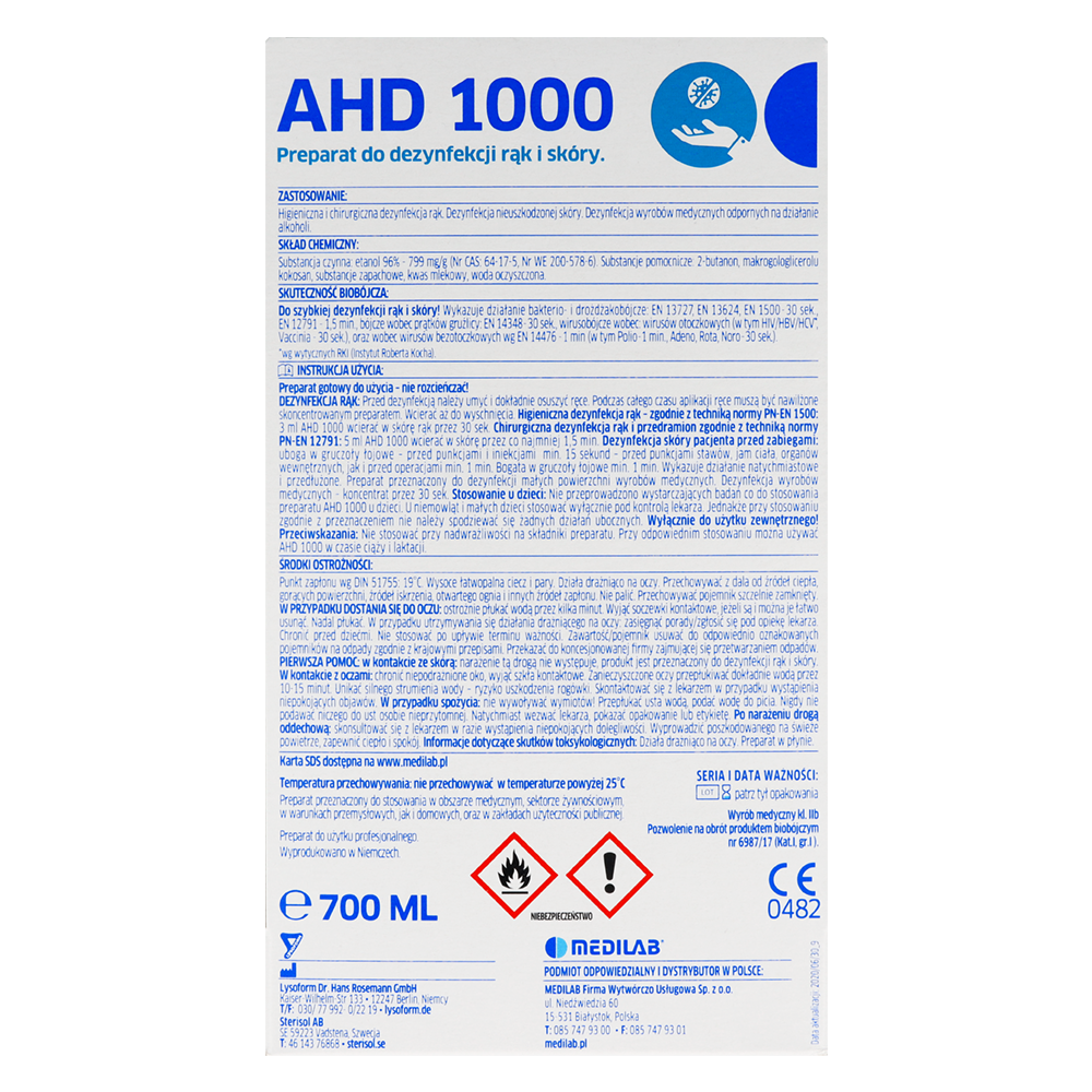 AHD 1000 Стеризол 700 мл