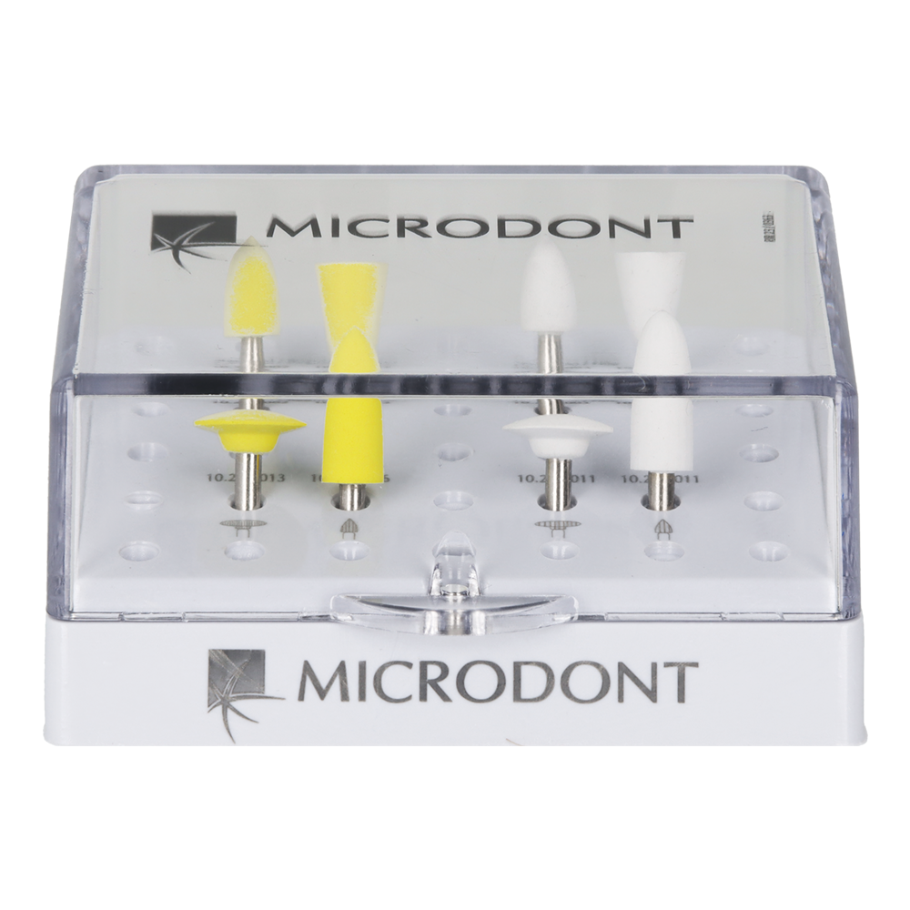 Набор для быстрой полировки композитов Microdont 8 шт.