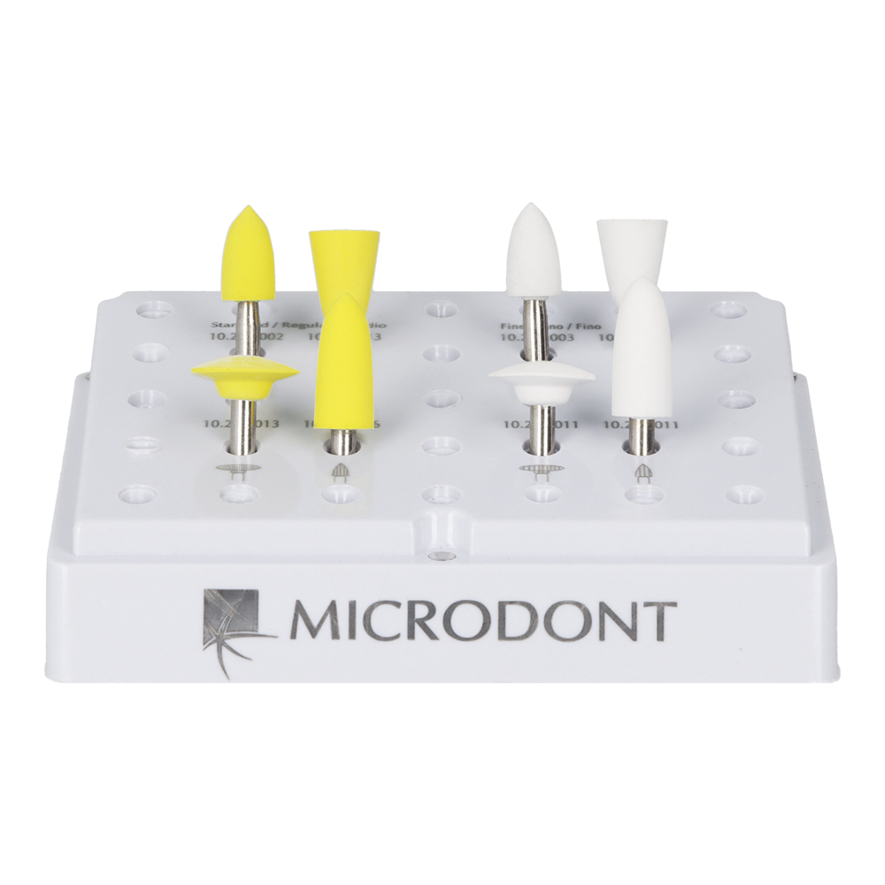 Набор для быстрой полировки композитов Microdont 8 шт.