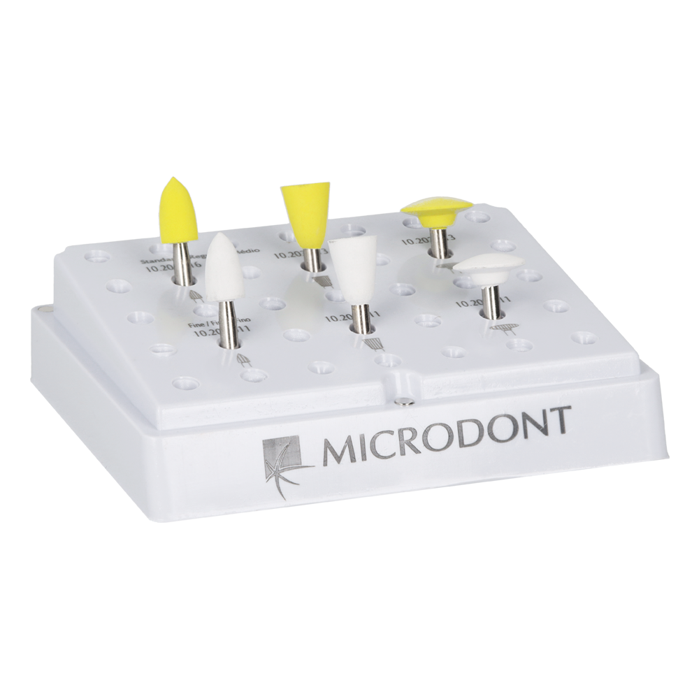Мини-набор для полировки композитов Microdont 6 шт.
