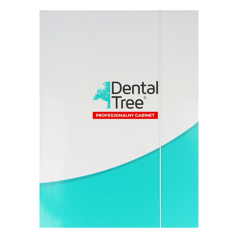 Папка картонная А4 на резинке DentalTree
