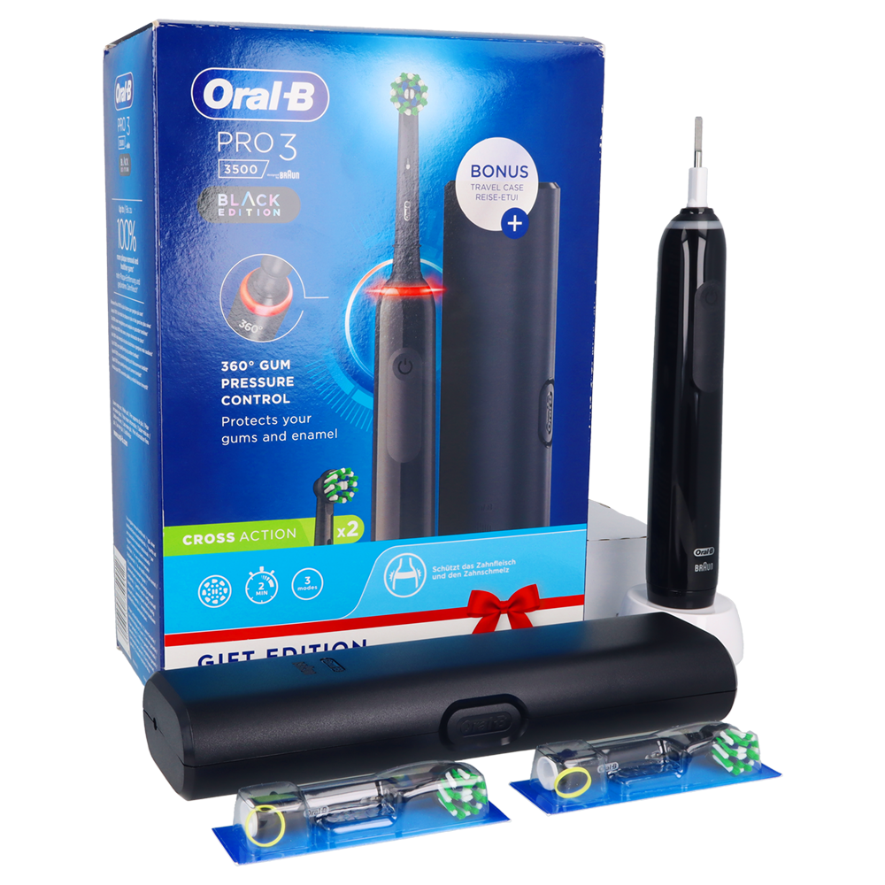 Электрическая зубная щетка PRO 3 3500 + дорожный футляр Oral-B