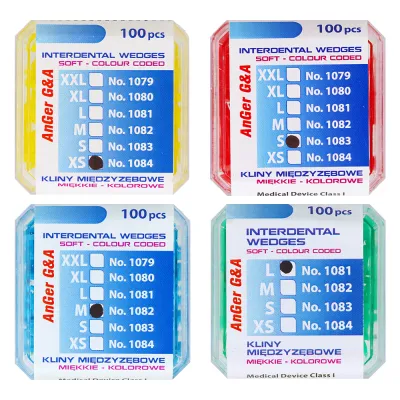Гибкие клинья 100 шт. Anger