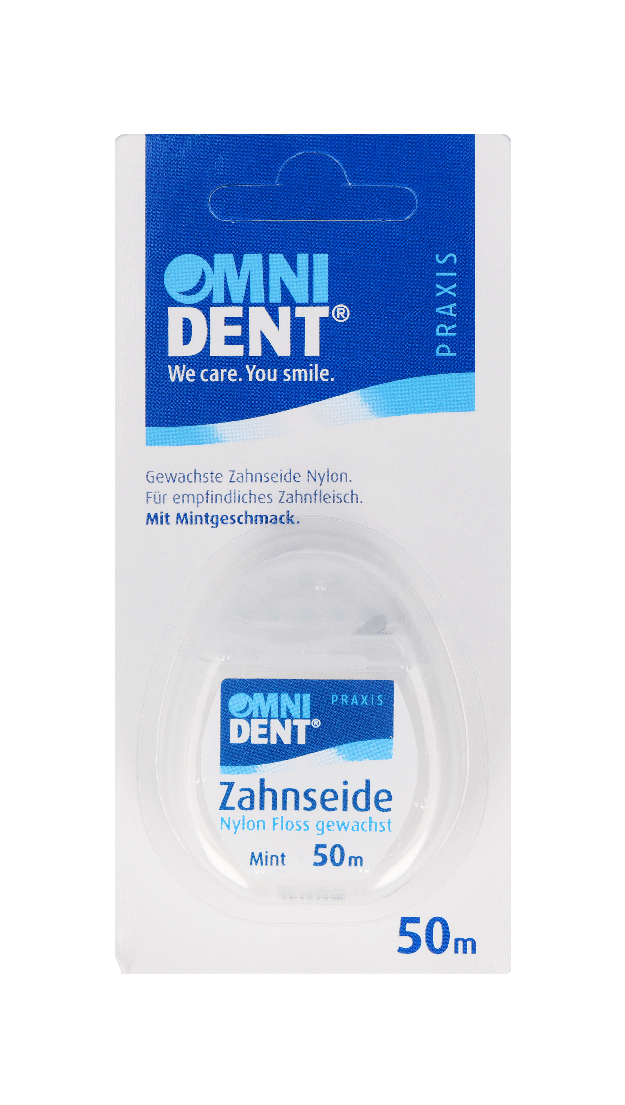 Зубная нить нейлоновая 50 м Omnident