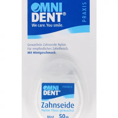 Нейлоновая зубная нить 50 м Omnident