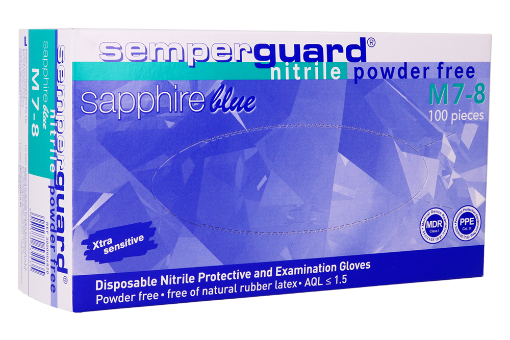 Нитриловые перчатки Semperguard 100 шт.