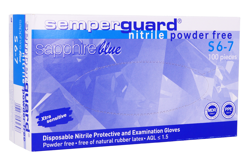 Нитриловые перчатки Semperguard 100 шт.