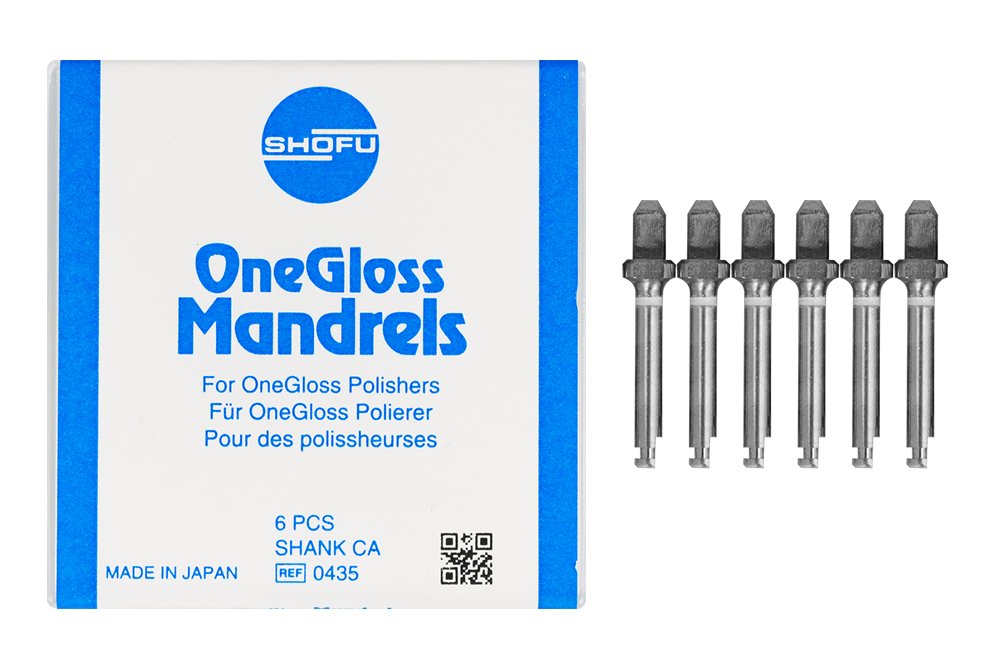 Onegloss Mandrels 6 шт. SHOFU