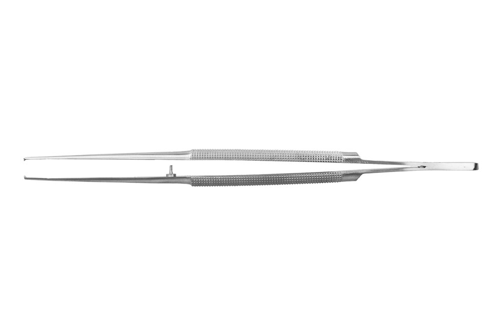 Микрохирургический пинцет 1 x 2 зуба