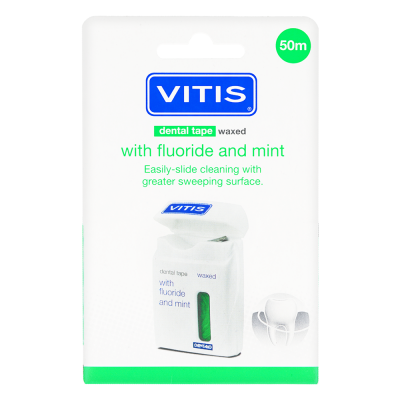 Стоматологическая вощеная лента 50 м VITIS