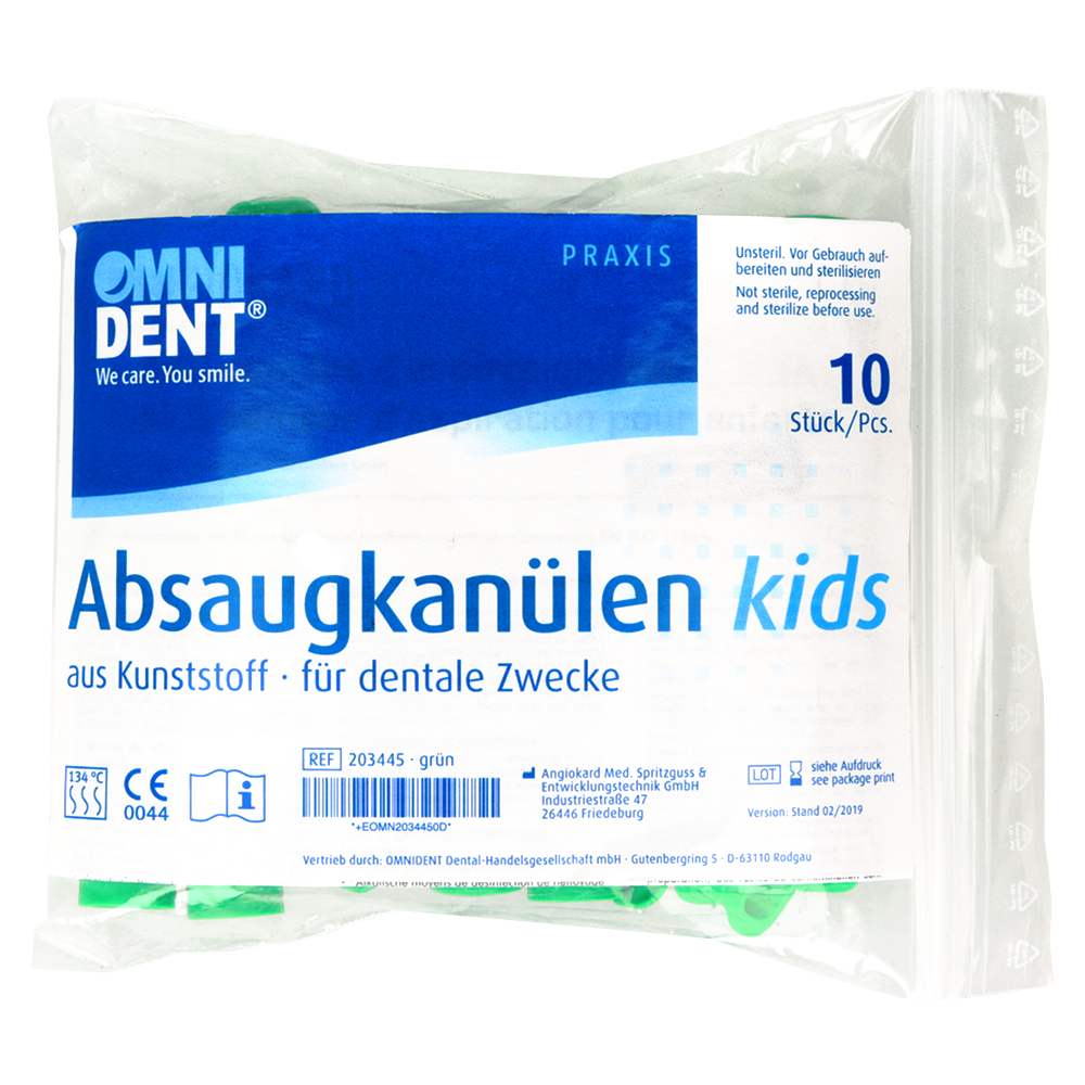 Канюля аспирационная детская Omnident 10 шт.