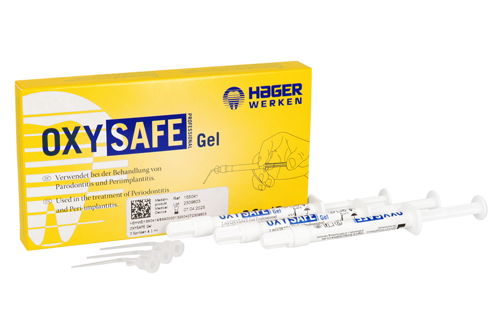 OXYSAFE Professional (1 мл х 3 шт. + 250 мл х 3 шт.) Hager