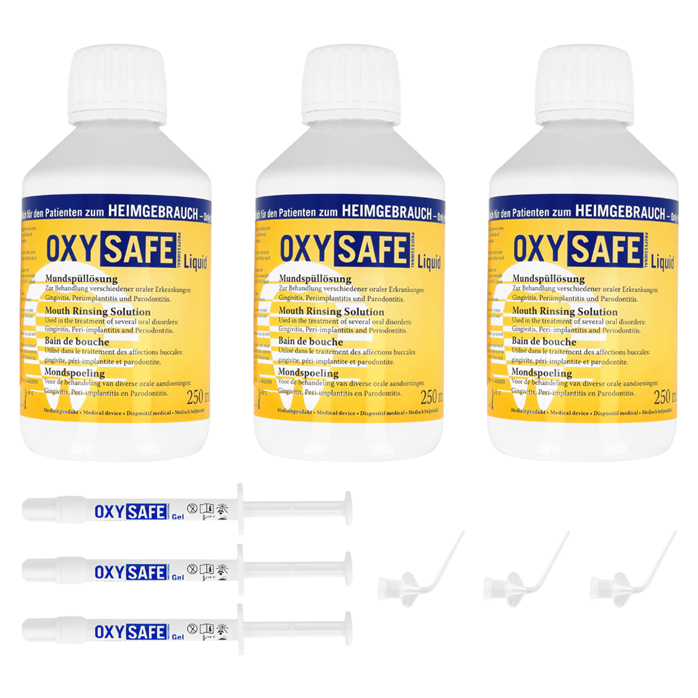 OXYSAFE Professional (1 мл х 3 шт. + 250 мл х 3 шт.) Hager