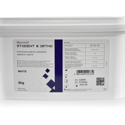 Гипс Stodent белый ORTHO III класс 6 кг Everall7