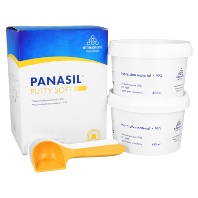 Шпатлевка Panasil Putty Soft, 450 мл, 2 шт. Kettenbach