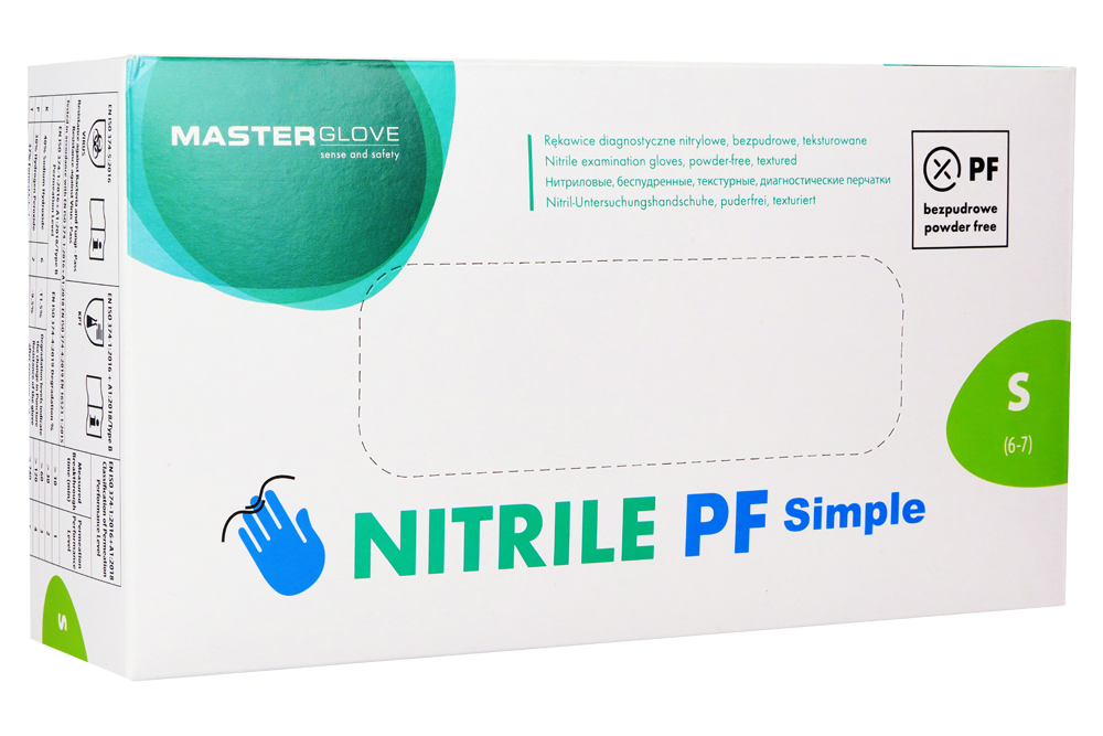 Перчатки нитриловые MASTER GLOVE 100 шт.