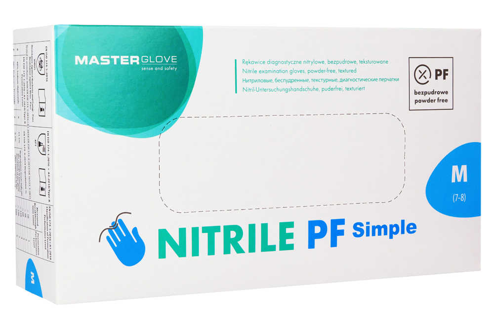 Перчатки нитриловые MASTER GLOVE 100 шт.