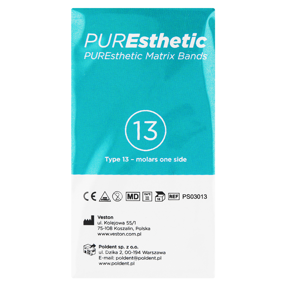 PUREsthetic металлические полоски 16 шт.