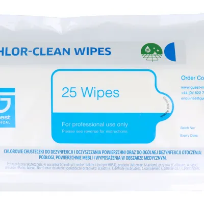 Хлорные салфетки Chlor-Clean flow pack 25 шт. MediLab
