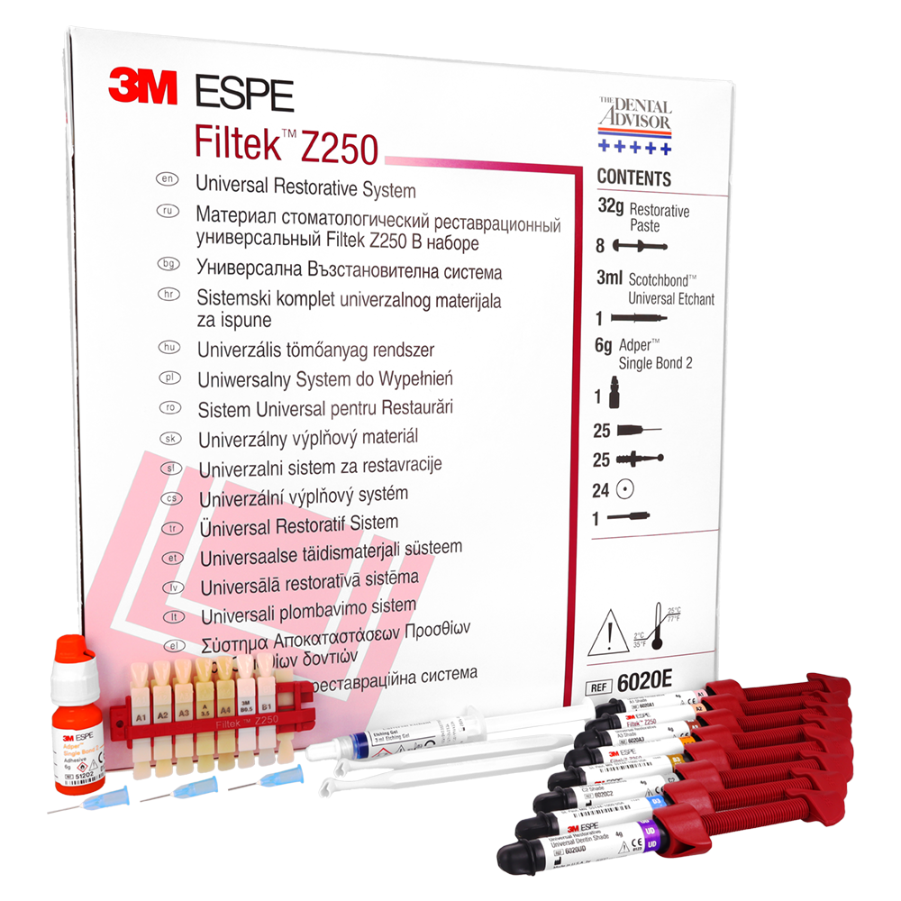 Набор Filtek Z 250 (4 г х 8 шт. + Adper Single Bond 6 мл) 3М