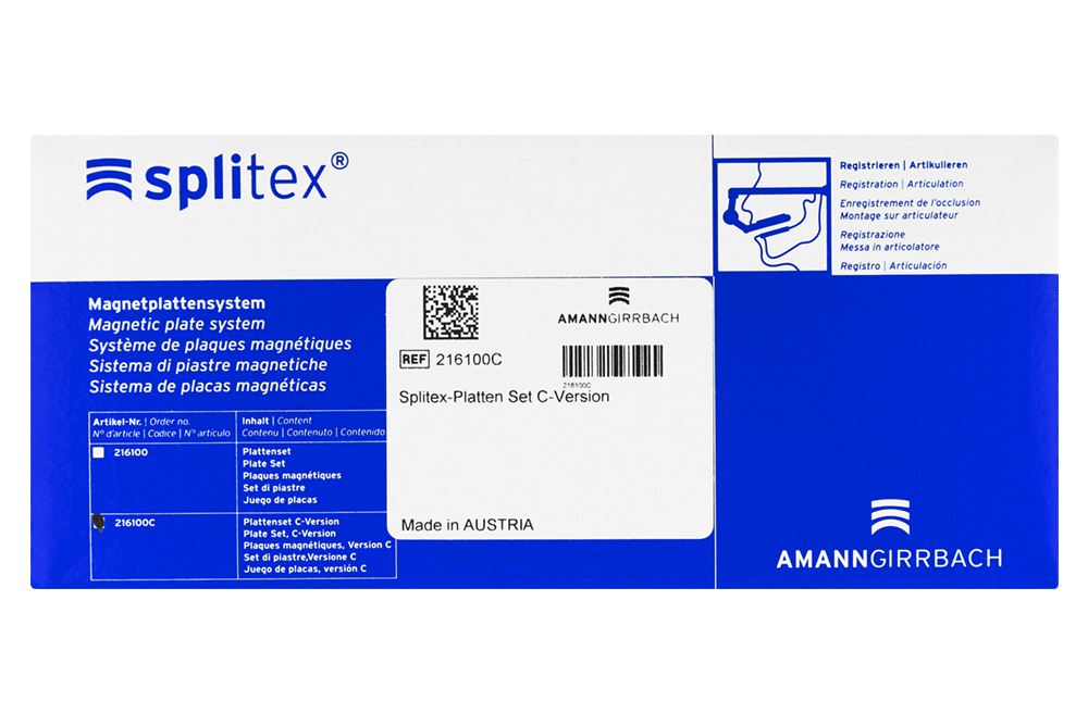 Пластины Splitex Carbon Version для артикулятора Artex Amann Girrbach