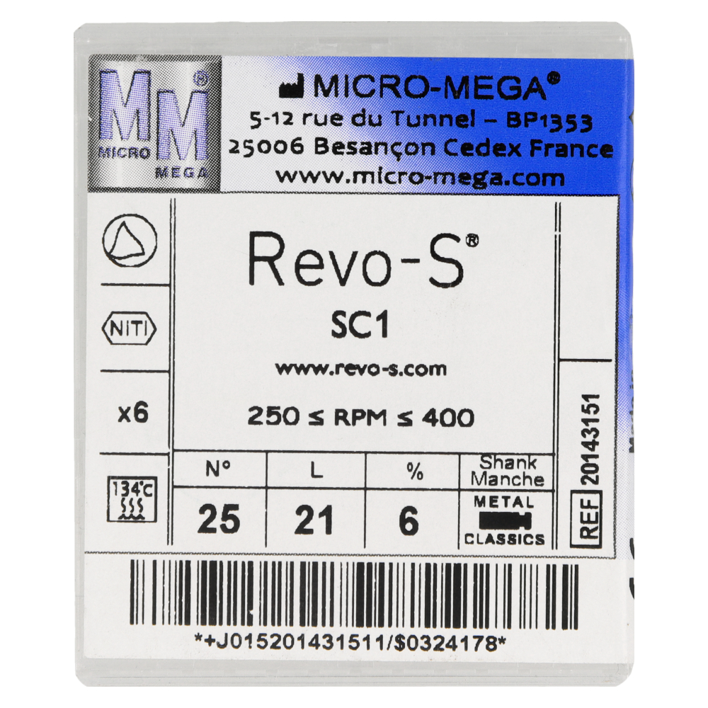 Напильники Revo-S 6 шт.