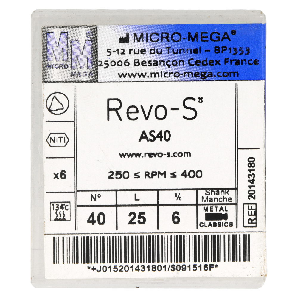 Напильники Revo-S 6 шт.