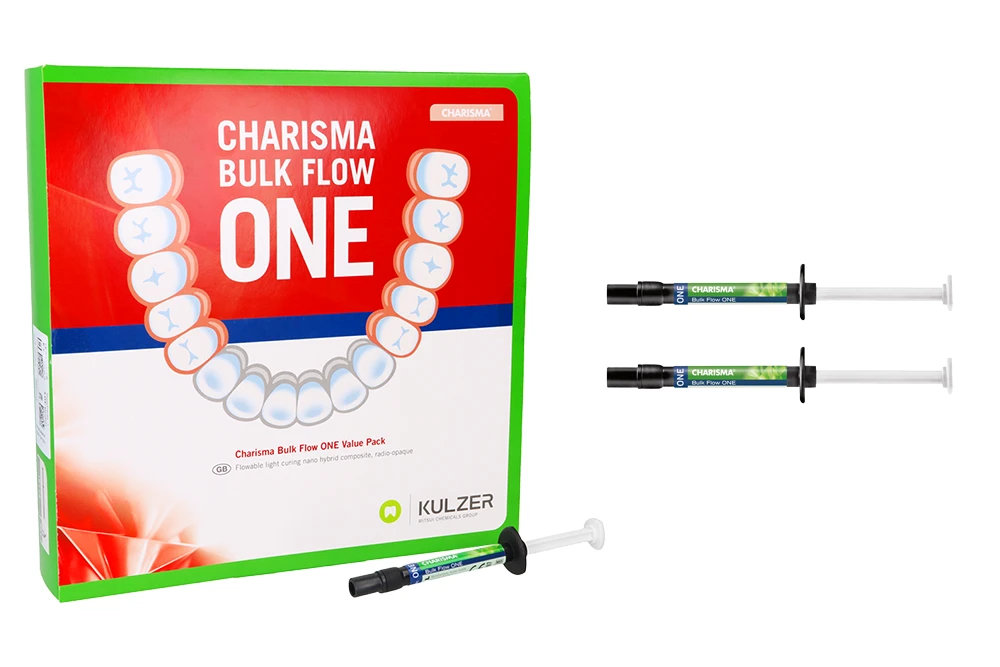 Charisma Bulk Flow ONE 2 г x 10 шт. Kulzer + Charisma Bulk Flow ONE 2 г Kulzer x 2 шт.
