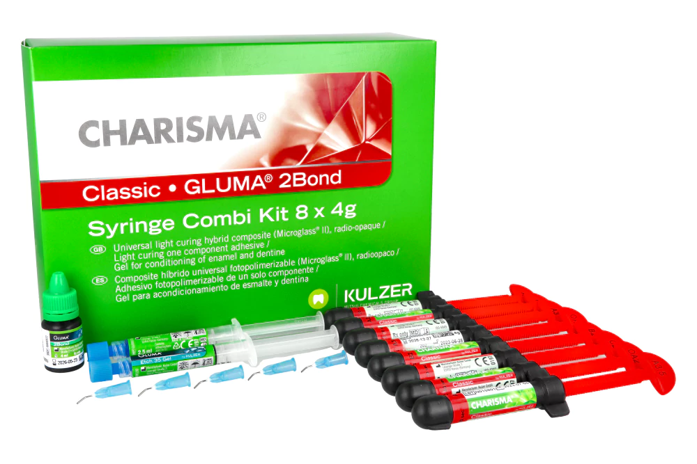 Charisma Classic 4 г × 8 шт. + Gluma 2 Bond 4 мл Kulzer