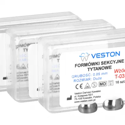 Титановые секционные формовки 16 шт. Veston