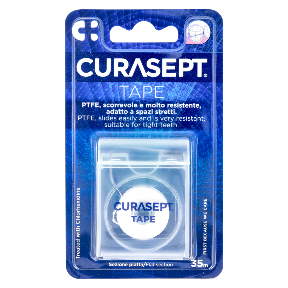 Зубная нить с тефлоновым покрытием 35 м Curasept