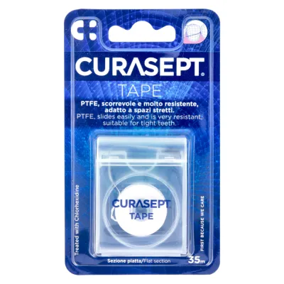 Зубная нить с тефлоновым покрытием 35 м Curasept