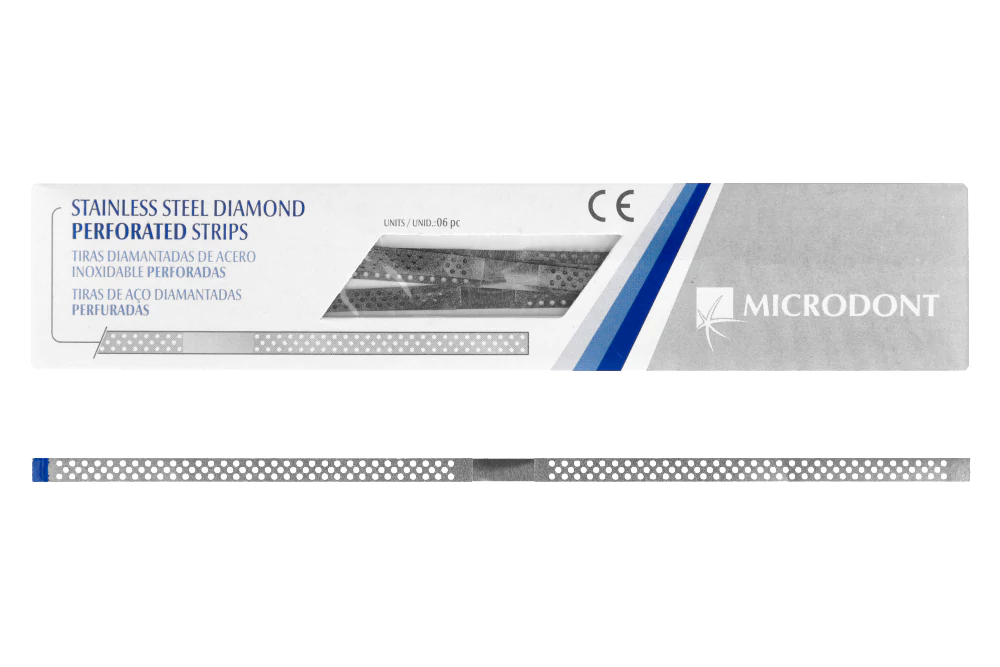 Металлические перфорированные абразивные полоски 6 шт Microdont