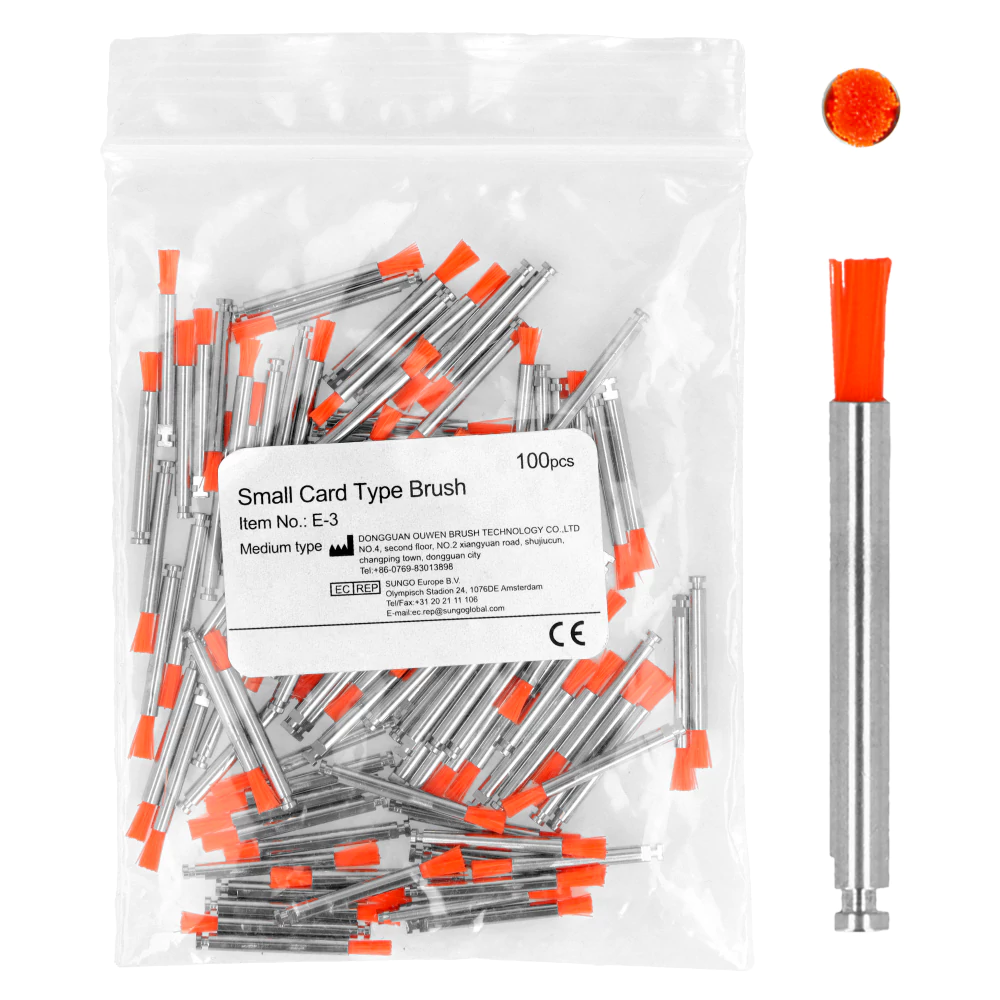 Полировочные щёточки мини-чашечка 100 шт. COTISEN