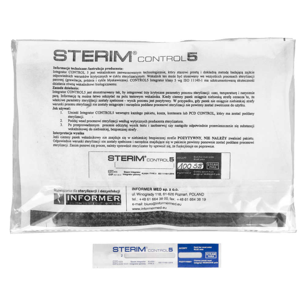 Тесты для стерилизации STERIM KL. 5 100 шт. HuFriedyGroup