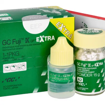 GC Fuji IX Extra порошок 15 г + жидкость 8 г — фото 2