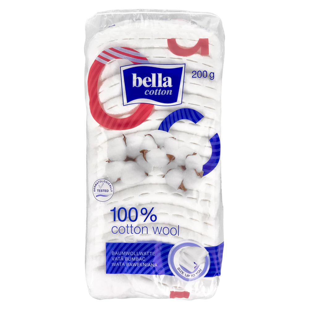 Вата хлопковая 200 г Bella Cotton