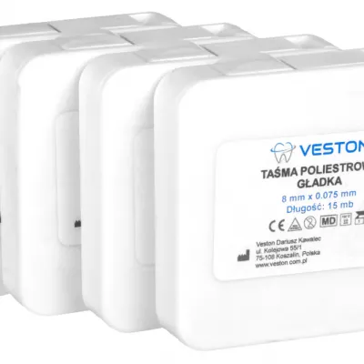 Полиэфирная лента гладкая на рулоне 15 м Veston