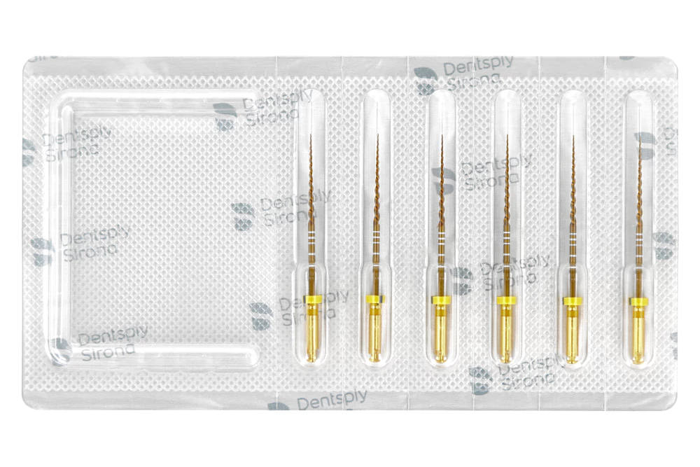 Машинные файлы ProTaper Gold 6 шт. Dentsply Sirona
