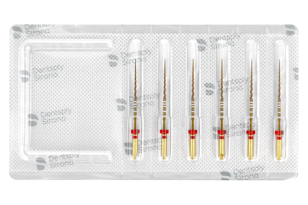 Машинные файлы ProTaper Gold 6 шт. Dentsply Sirona