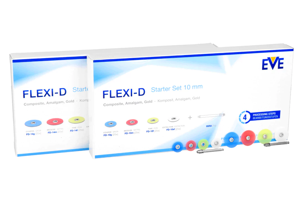 Полировальные диски Flexi-D 100 шт. + мандрилка Ева