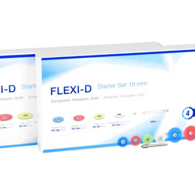 Полировальные диски Flexi-D 100 шт. + мандрилка Ева