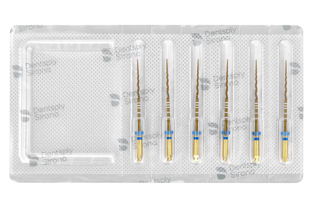 Машинные файлы ProTaper Gold 6 шт. Dentsply Sirona