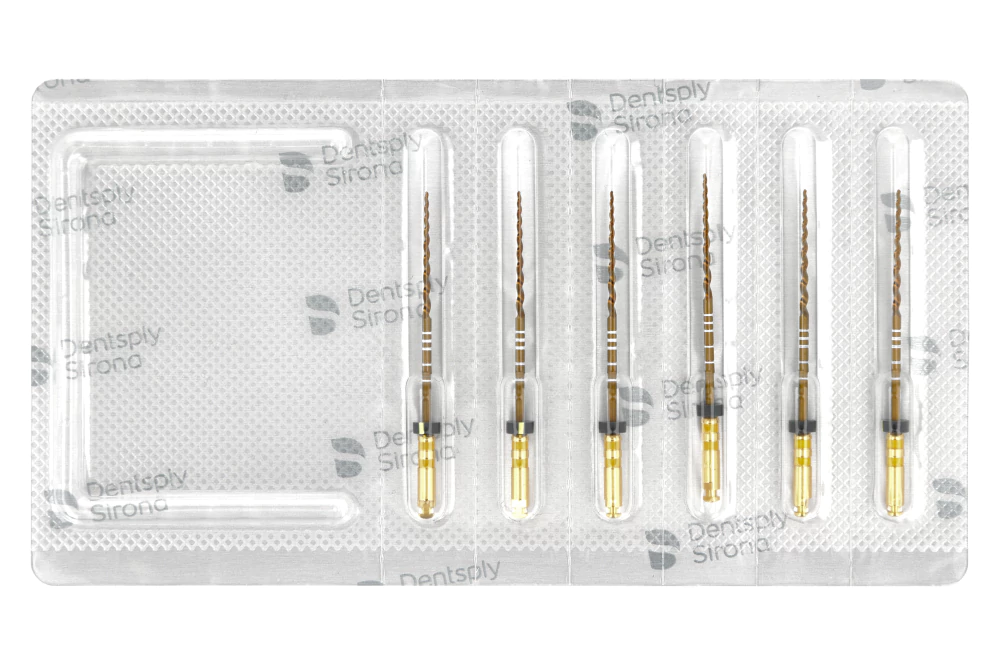 Машинные файлы ProTaper Gold 6 шт. Dentsply Sirona