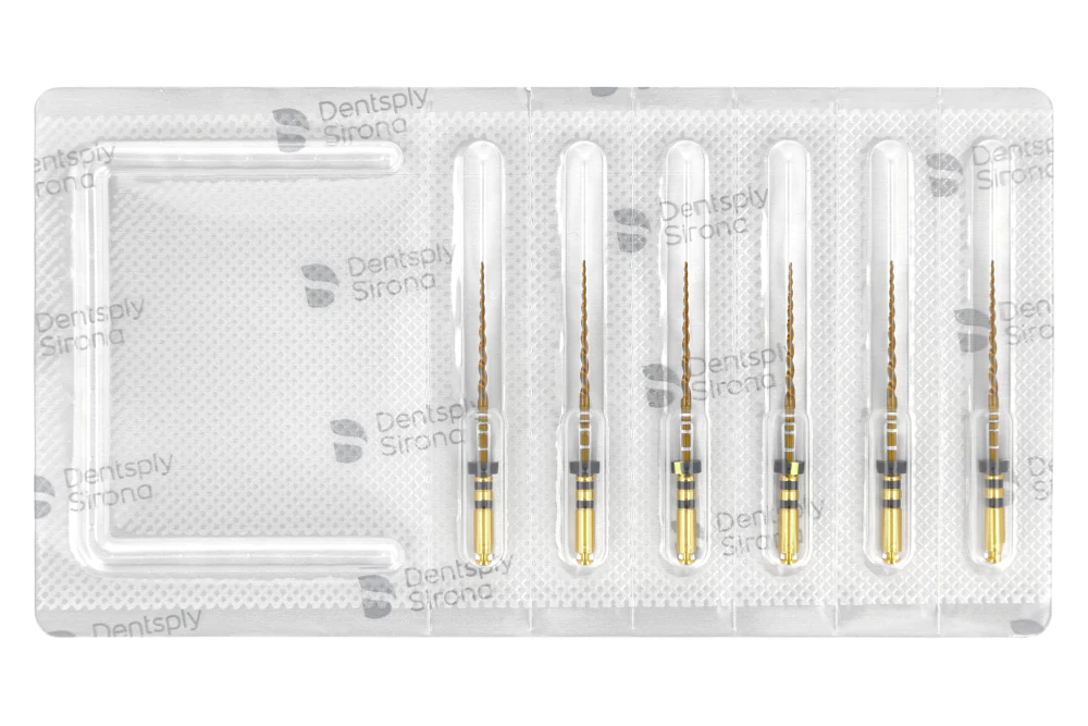Машинные файлы ProTaper Gold 6 шт. Dentsply Sirona