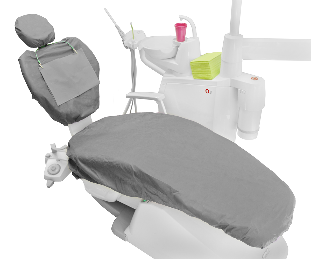 Трёхчастный чехол на стоматологическое кресло 1 компл. Akzenta