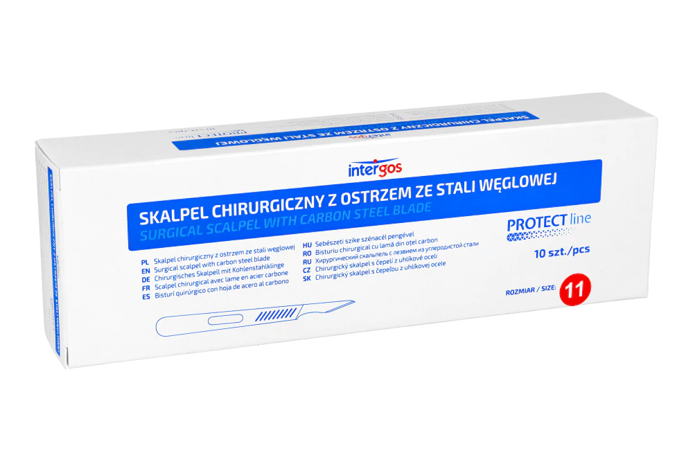 Одноразовые скальпели, 10 шт. Intergos