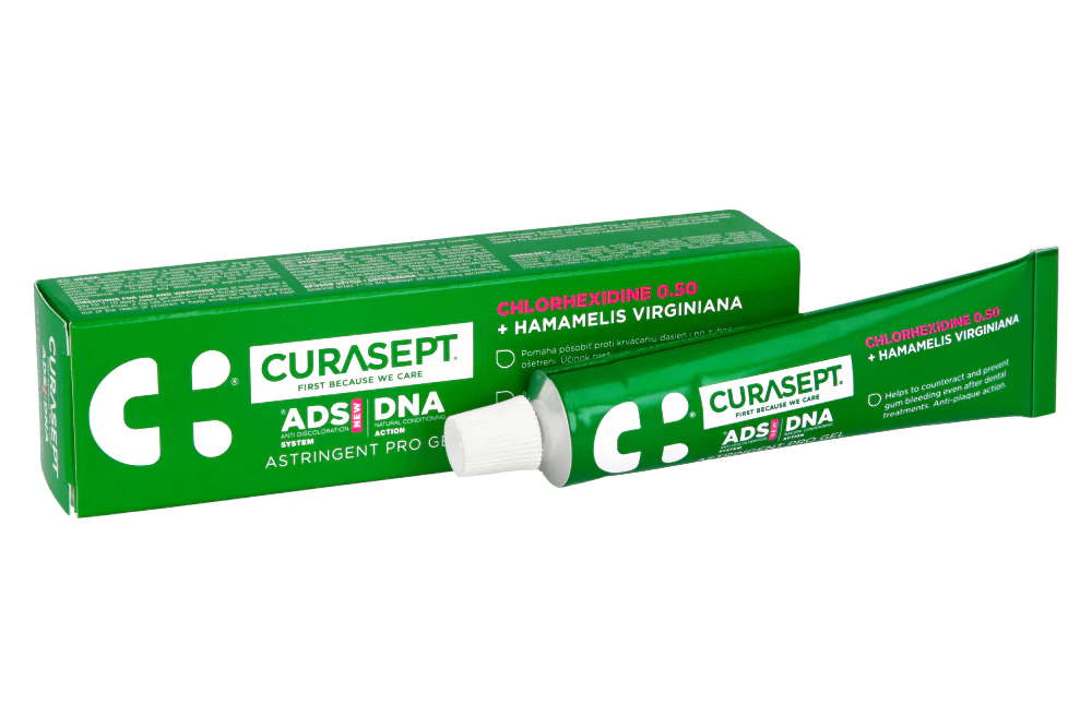 Astringent Pro 0,50% CHX 30ml Curasept гель для местного лечения